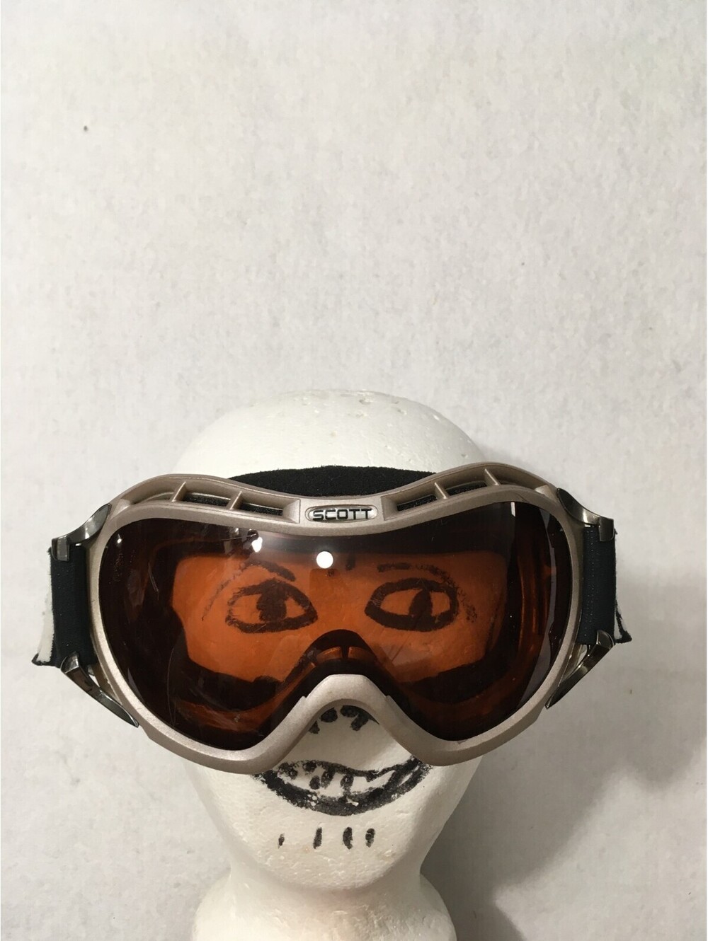 Scott Snowboarding/Motocross Goggles GRAY Orange Amber Lens
